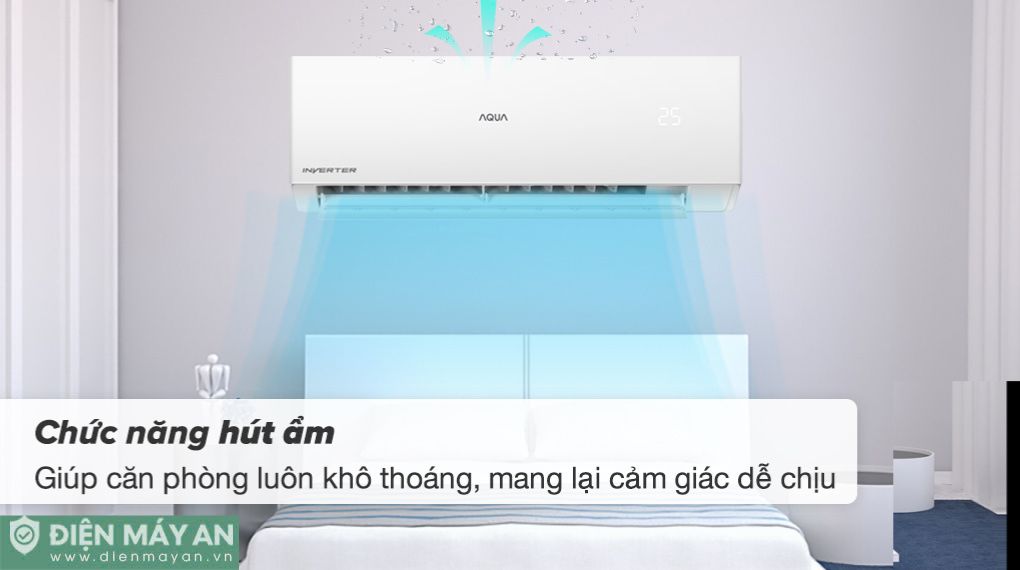 Điều hòa Aqua Inverter 18000 BTU 1 chiều AQA-RV18QA